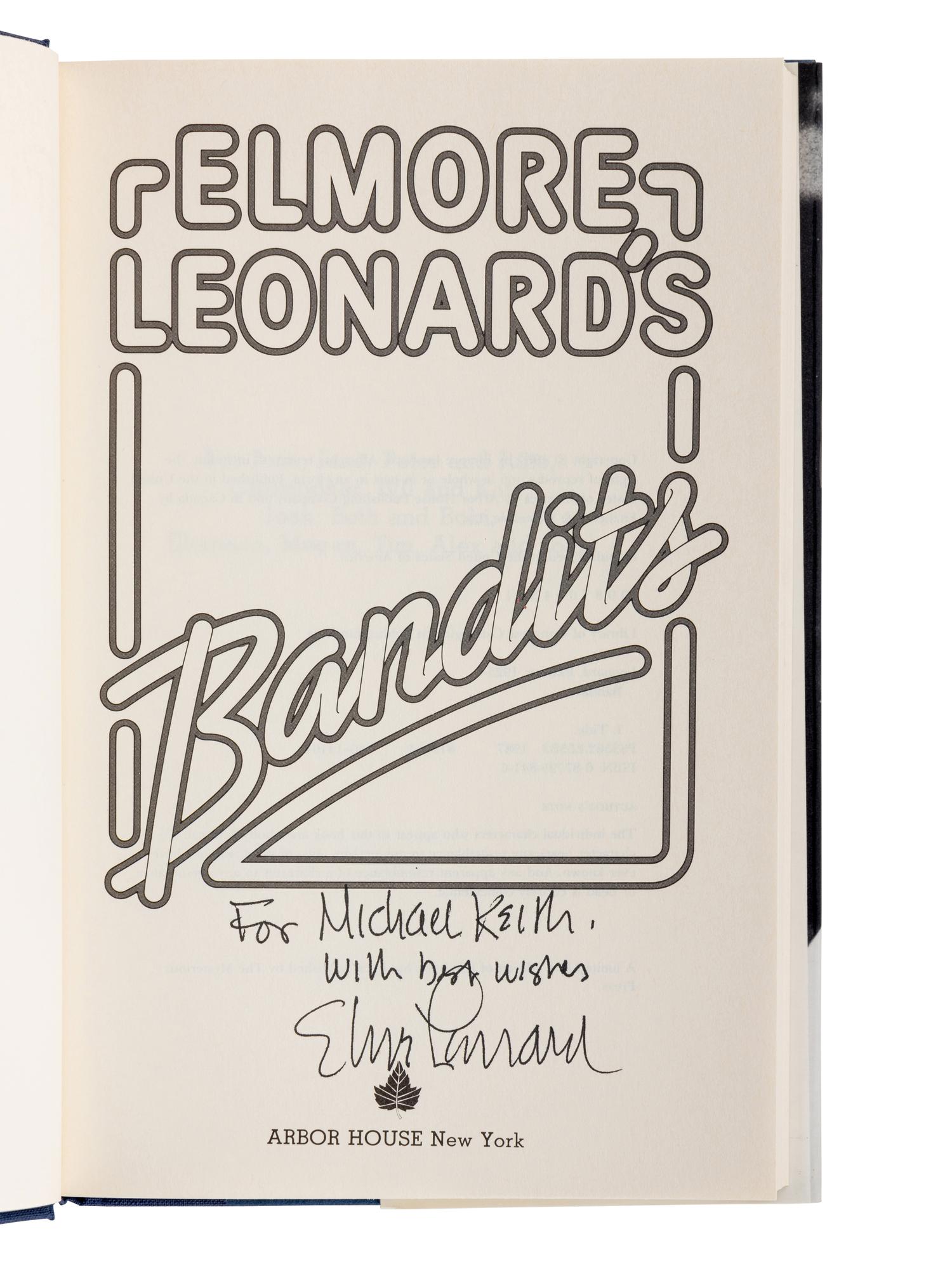 LEONARD, Elmore (1925-2013). A group of 16 works by Leonard, ALL FIRST EDITIONS, MOST SIGNED, comprising: