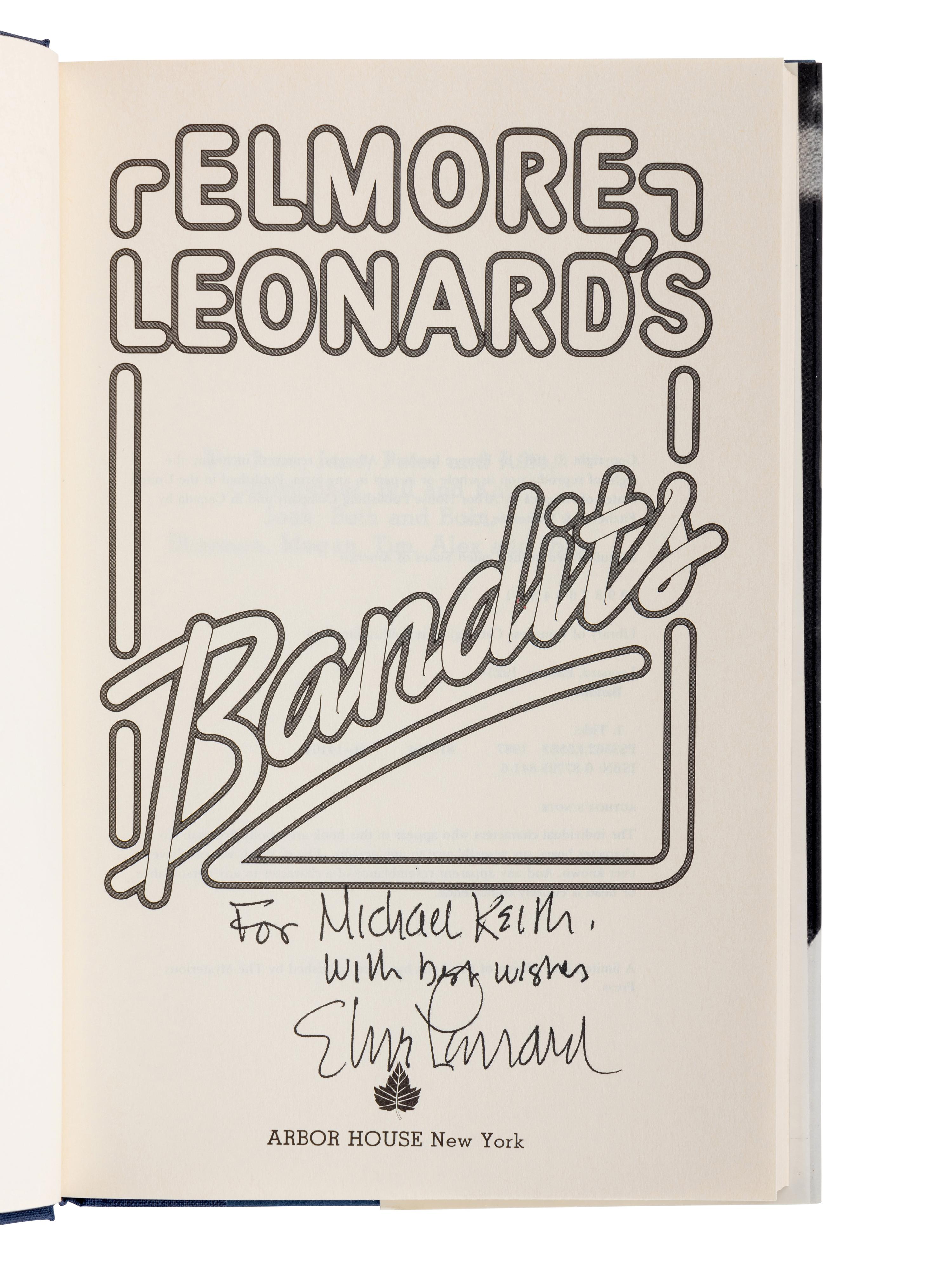 LEONARD, Elmore (1925-2013). A group of 16 works by Leonard, ALL FIRST EDITIONS, MOST SIGNED, comprising: