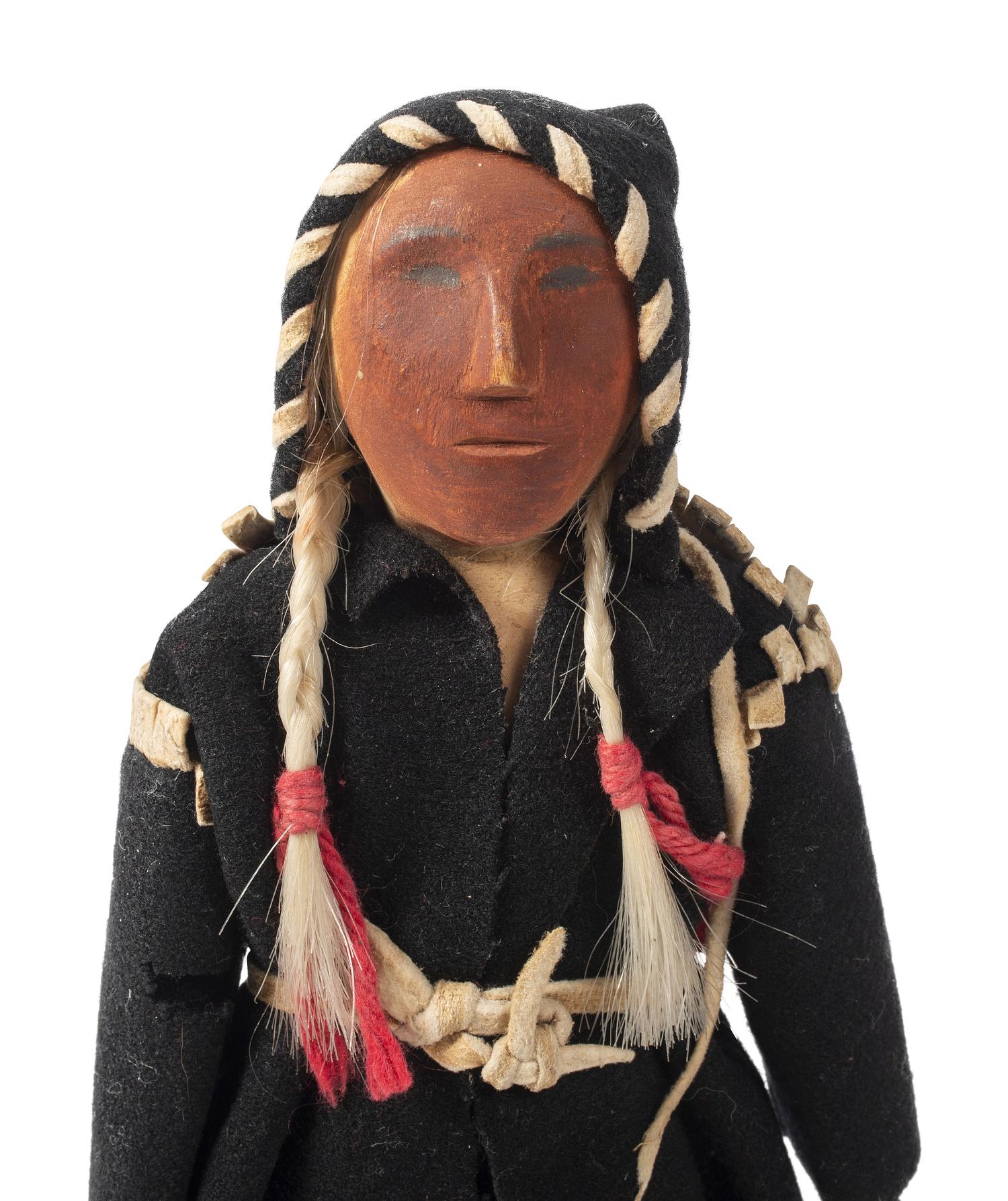 Northeastern and Northern Plains Corn Husk and Wood Dolls
