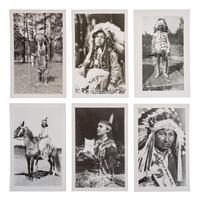 [NATIVE AMERICANS]. 180+ items, incl. RPPCs & "Indian Chewing Gum" cards.