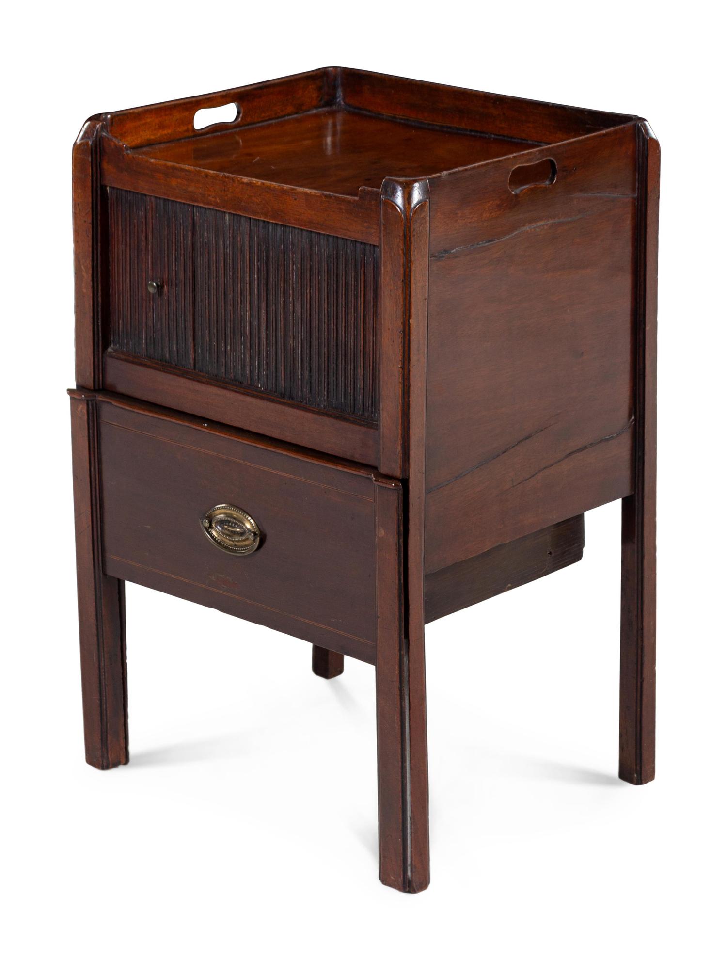 A Georgian Style Mahogany Side Cabinet