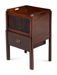 A Georgian Style Mahogany Side Cabinet