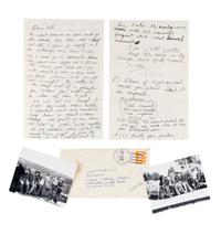 KENNEDY, John F., Jr. (1960-1999). Autograph letter signed ("John"), to a group of counselors from the West Thumb Youth Conservation Corps. Bar Cross Ranch, Cora, Wyoming, 6 July 1978.
