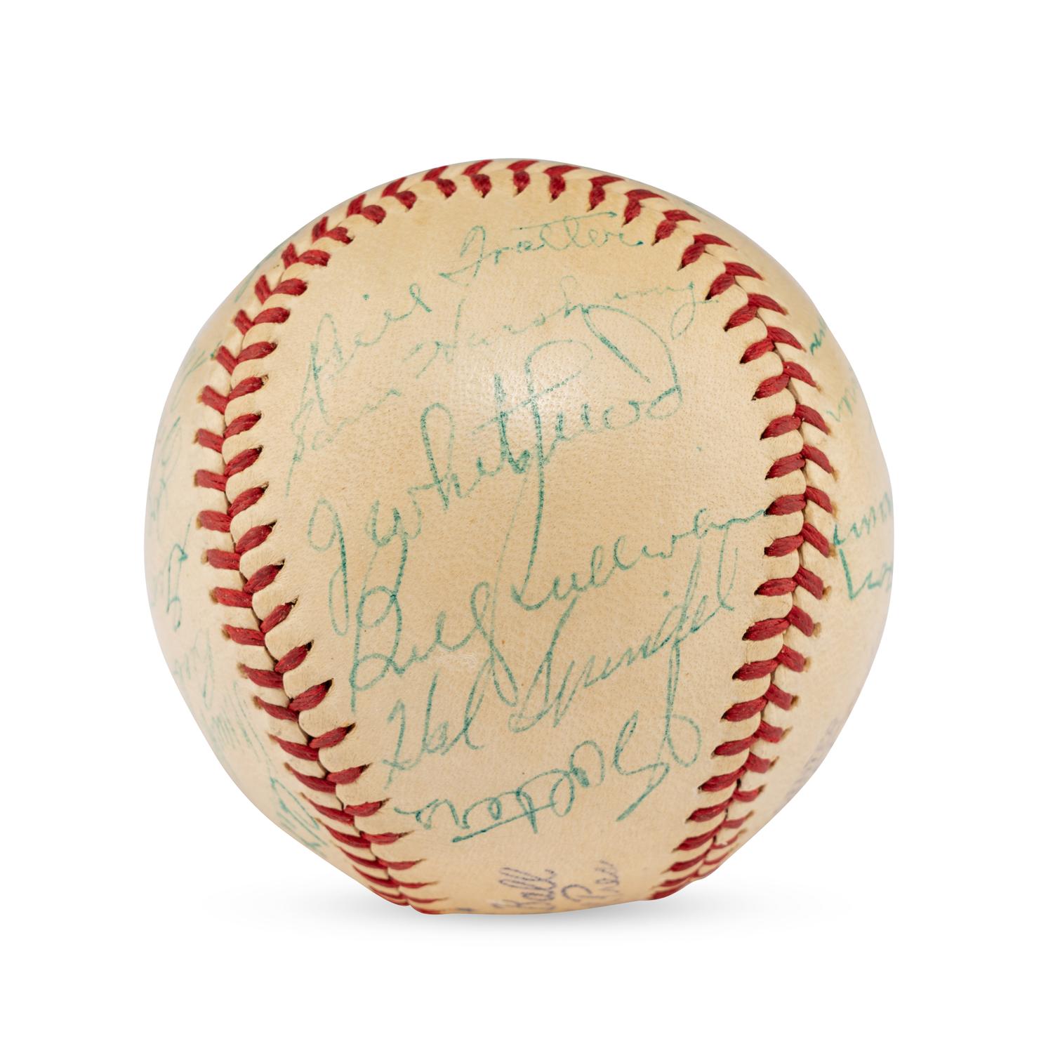 A 1939 St. Louis Browns Team Signed Autograph Baseball (Beckett Authentication Services)