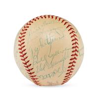 A 1939 St. Louis Browns Team Signed Autograph Baseball (Beckett Authentication Services)