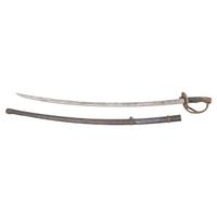 Klingenthal Model 1840/60 Cavalry Officers Saber Inscribed to Major (Col) Daniel Chaplin 2nd Maine Infantry