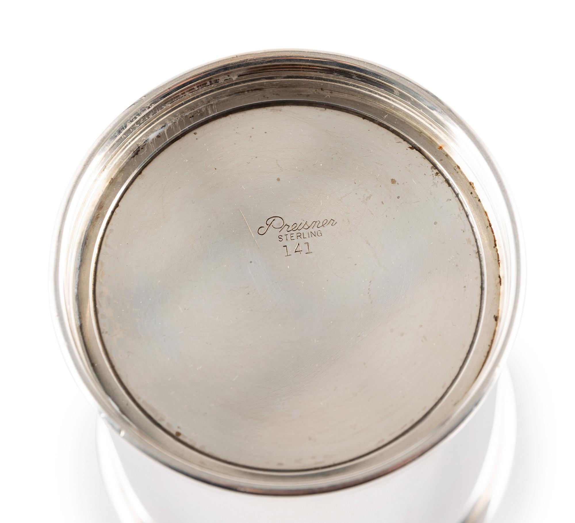 Five American Silver Julep Cups