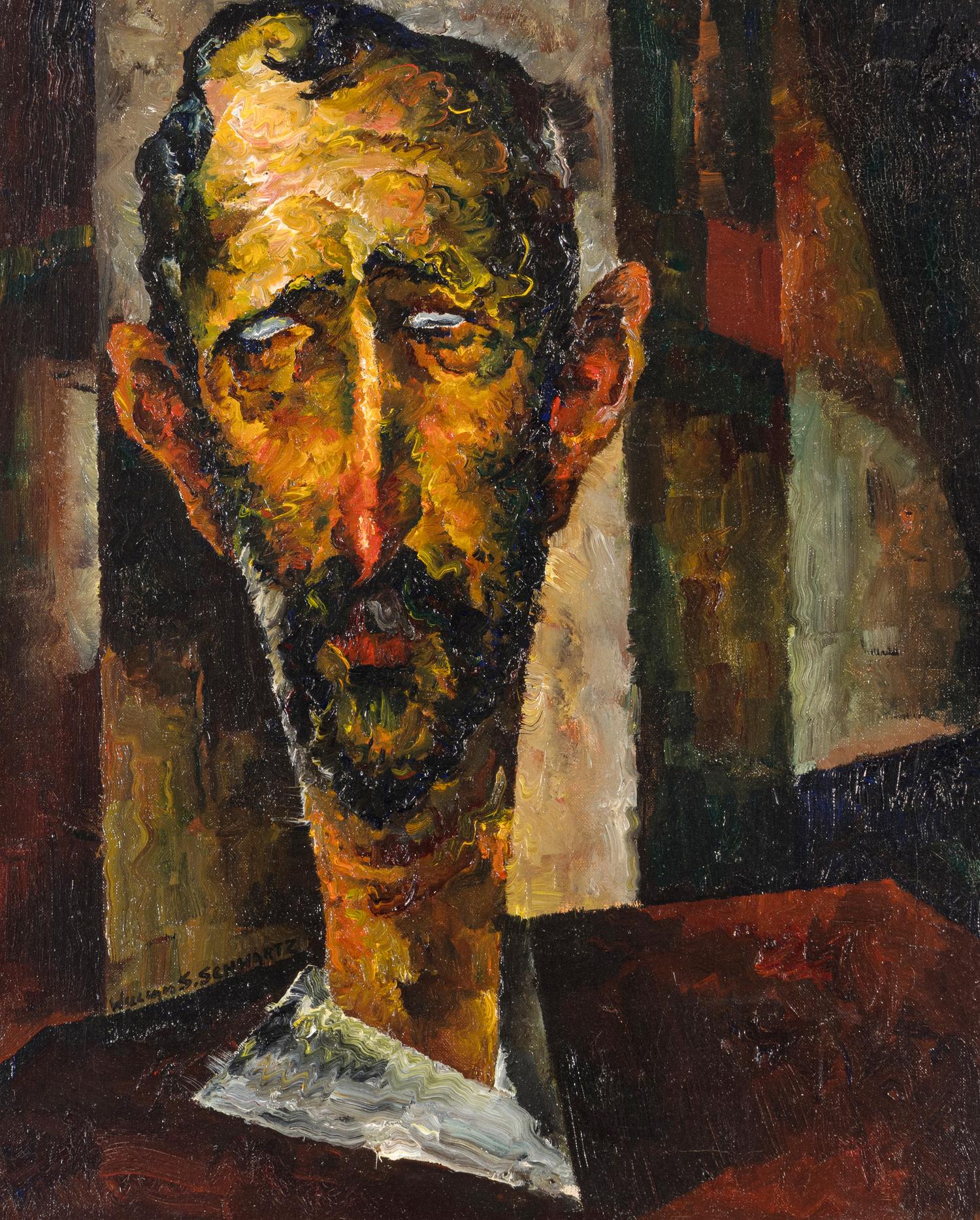 Thin Man with White Eyes