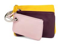 Fendi, Leather Triplette Clutch