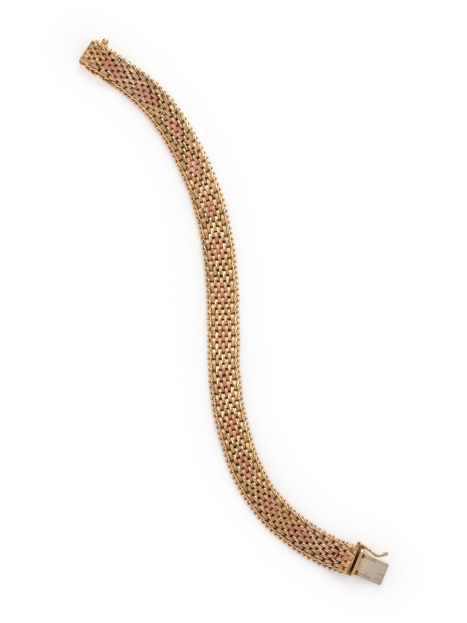 BICOLOR GOLD BRACELET