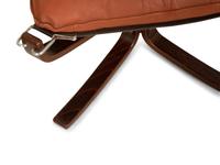 A Falcon Leather Armchair and Ottoman by Sigurd Ressell for Vatne Mobler