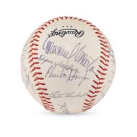 A 1973 Los Angeles Dodgers Team Signed Autograph Baseball