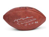 A Mike Ditka Signed Autograph Chicago Bears Throwback Football Helmet and Wilson NFL Football (Beckett Authentication Services BAS Certified),