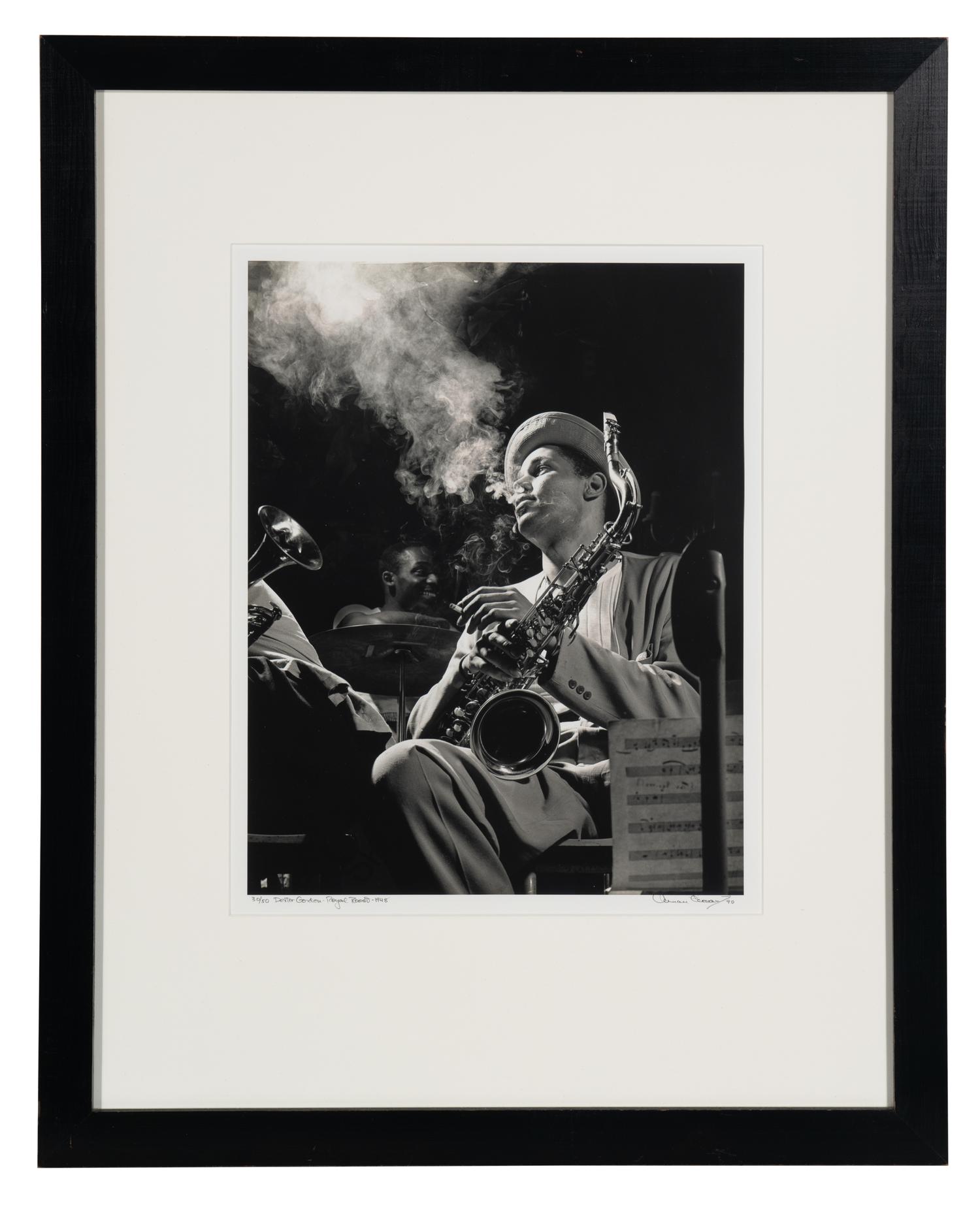Herman Leonard (1923-2010) Dexter Gordon, Royal Roost, 1948