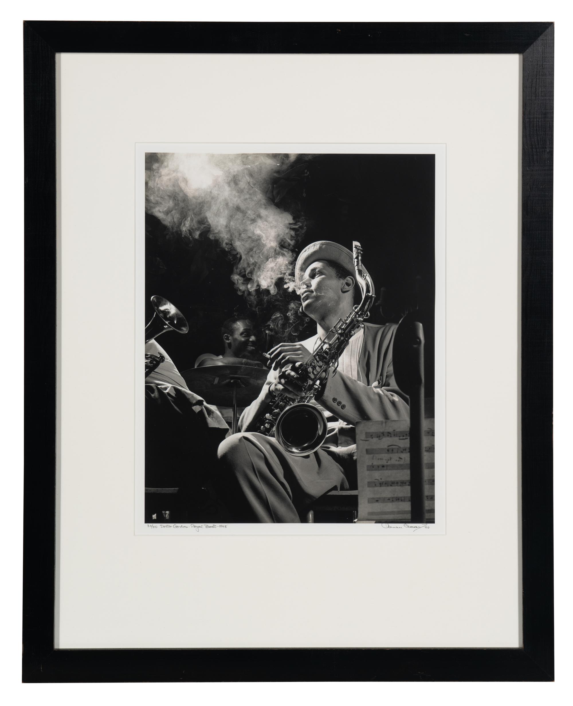 Herman Leonard (1923-2010) Dexter Gordon, Royal Roost, 1948
