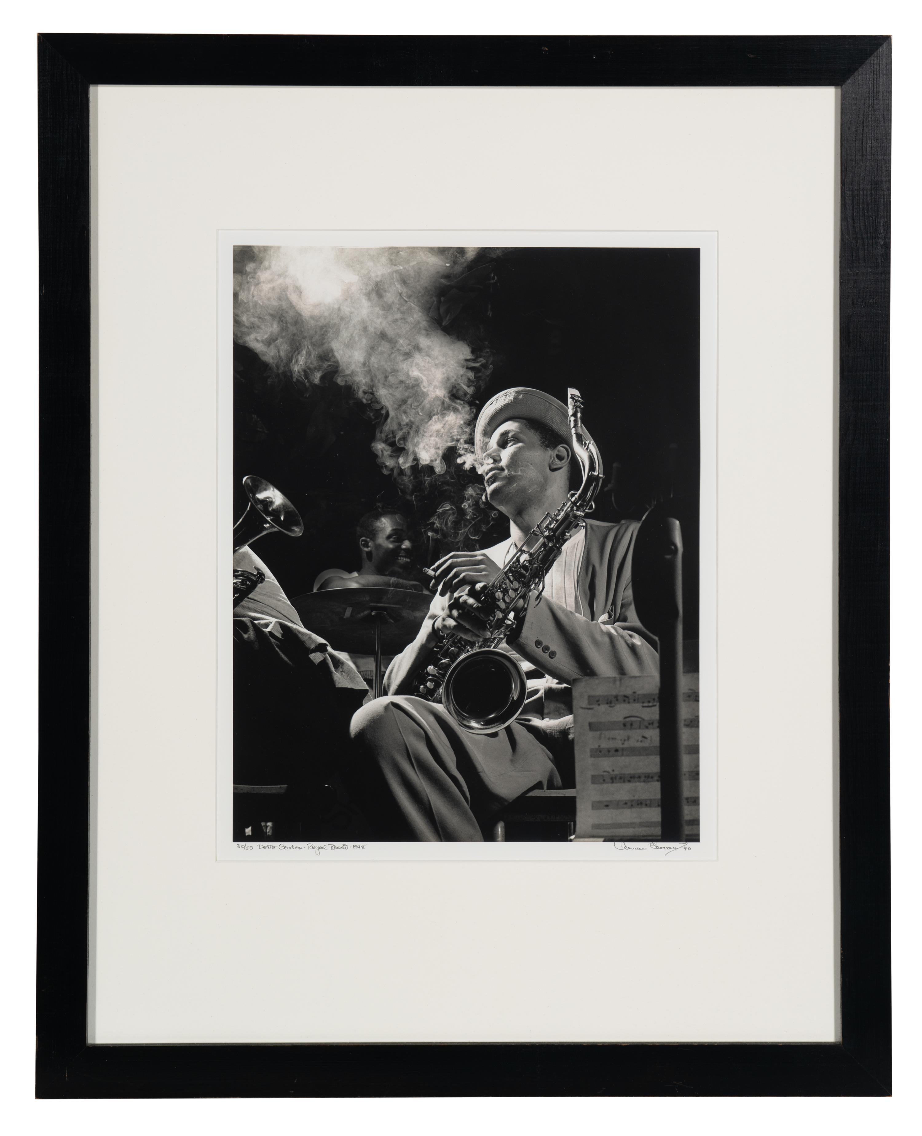 Herman Leonard (1923-2010) Dexter Gordon, Royal Roost, 1948