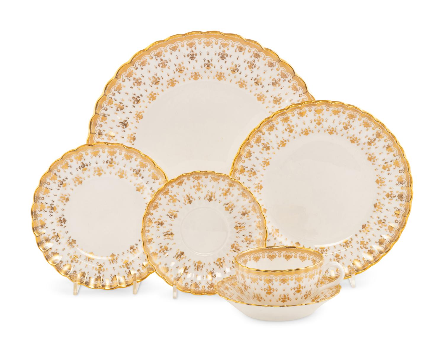 A Spode Porcelain Dinner Service