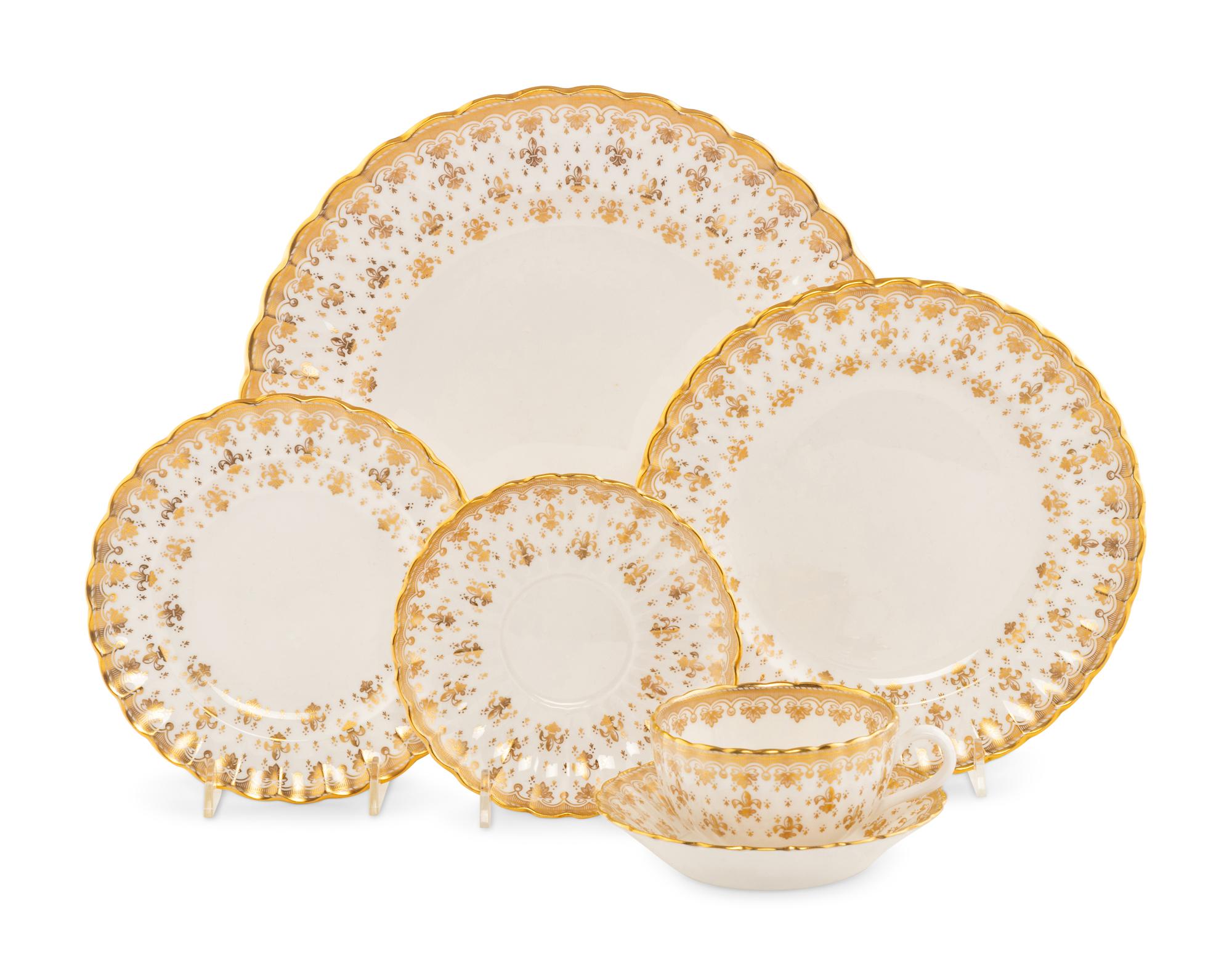 A Spode Porcelain Dinner Service