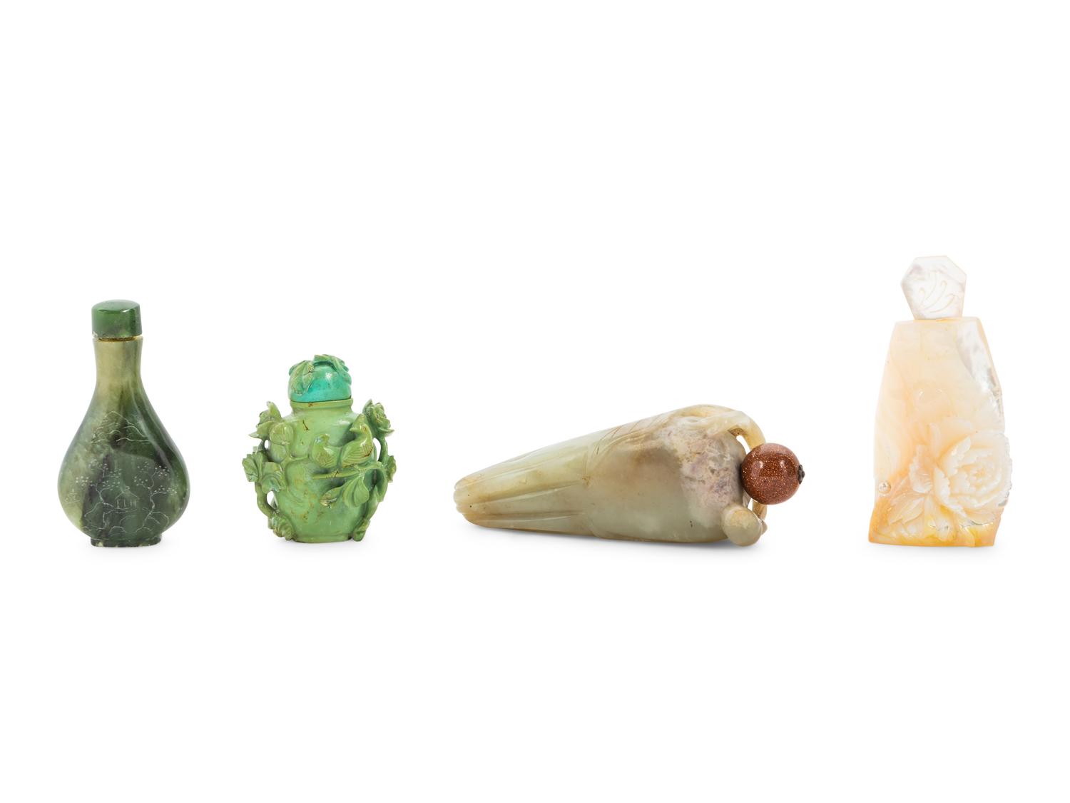 Four Chinese Snuff Bottles
