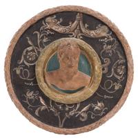 A Set of Four Italian Renaissance Style Plaster Roundels Diameter 27 inches. — 20TH CENTURY