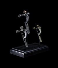 Three Roman Bronze Crossbow Fibulae
