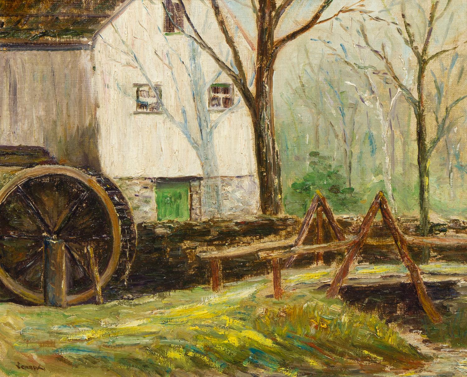 Robert William Vonnoh, (American, 1858-1933), The Mill
