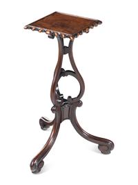 A George II Mahogany Tripod Kettle Stand