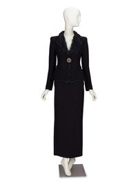 GIORGIO ARMANI, EVENING SKIRT SUIT