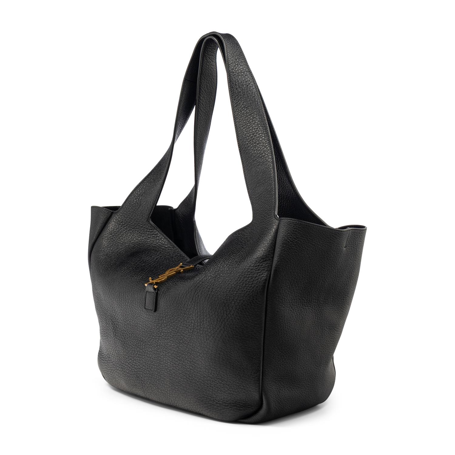 SAINT LAURENT, MEDIUM LEATHER SHOPPING TOTE