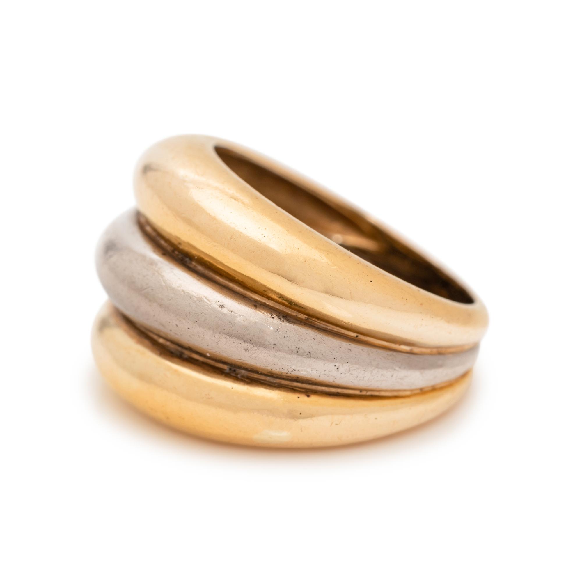 BICOLOR GOLD RING
