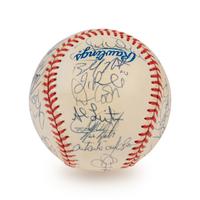 A 1997 Florida Marlins World Series Champions Team Signed Autograph Baseball - 33 Signatures (Beckett Authentication Services Letter)