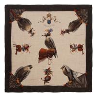 Two Hermès 90cm Silk/Cashmere Scarves