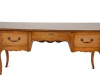 A Louis XV Provincial Style Fruitwood Writing Table