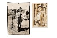 [DAKOTA] -- [WOUNDED KNEE]. A group of 6 photographs incl. Sioux subjects by Frank Bennett Fiske and scenes at Wounded Knee Battlefield.