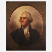 Rembrandt Peale (1778-1860) Portrait of George Washington (1732-1799) in Presidential Costume