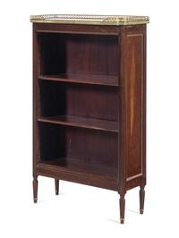 A Louis XVI Style Mahogany Bookcase