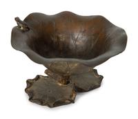Three Continental Patinated Bronze Animalier Articles