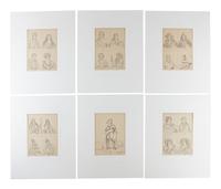 CATLIN, George (1796-1872). Large portfolio of 52 copper plate etchings from Letters and Notes on the Manners, Customs, and Condition of the North American Indians. [1892]. Vol. II.