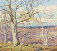 Wilson Henry Irvine, (American, 1869 - 1936), Branching Tracery, ca. 1916