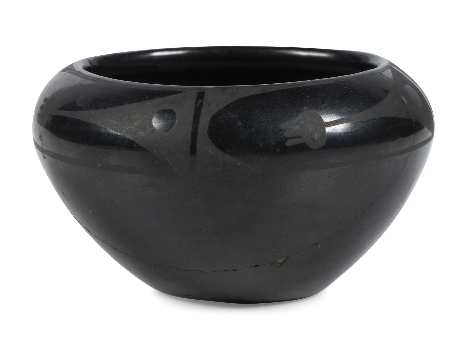 Blackware Pottery Bowl