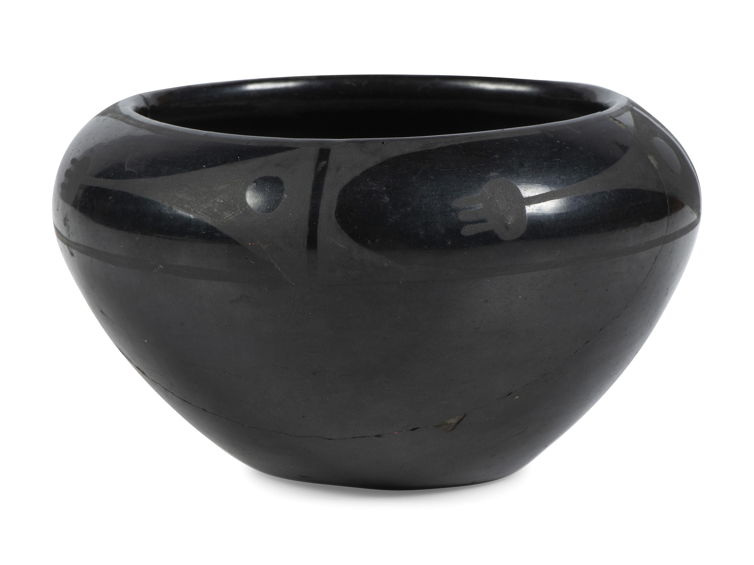 Blackware Pottery Bowl