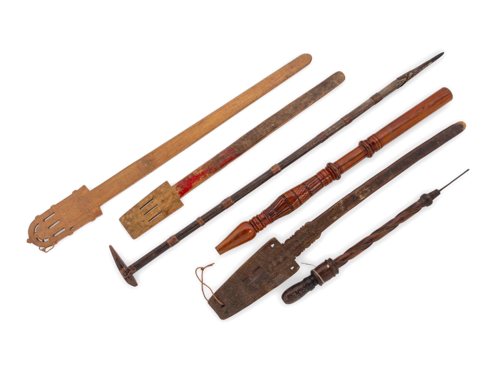 Three Albanian Distaffs