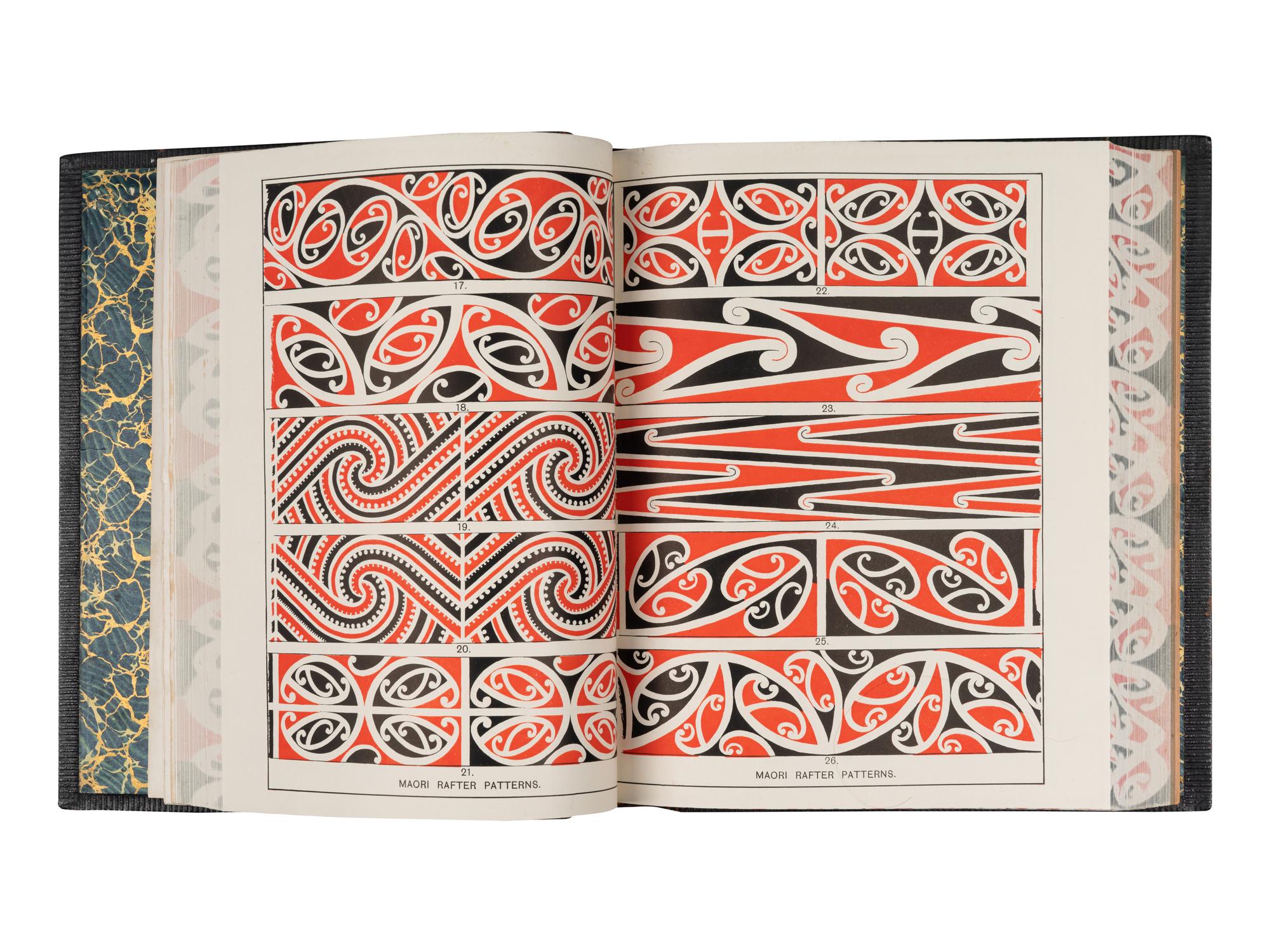 [EXPLORATION -- AUSTRALIA & NEW ZEALAND]. HAMILTON, Augustus (1853-1913). Maori Art. [ The Art Workmanship of the Maori Race in New Zealand ]. Dunedin & Wellington, New Zealand: The Governors of the New Zealand Institute, 1896-1901.