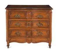 A French Provincial Walnut Commode