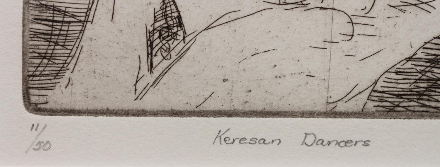 Two Works: Deer Dance, edition 46/75 and Keresan Dancers , edition 11/50
