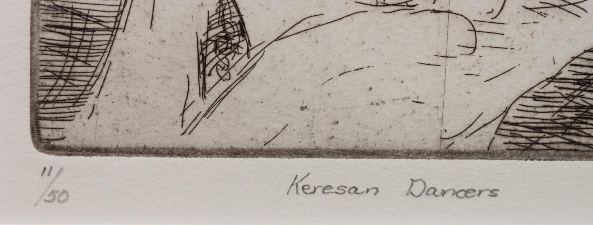 Two Works: Deer Dance, edition 46/75 and Keresan Dancers , edition 11/50