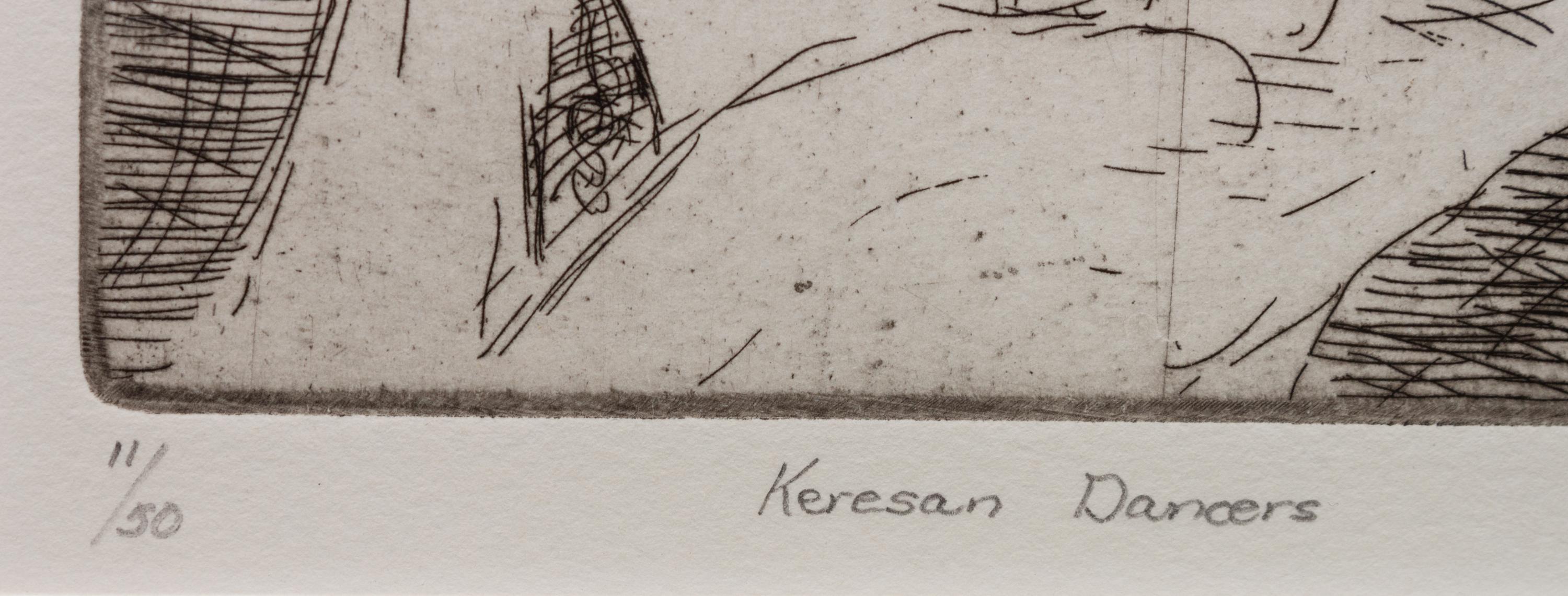 Two Works: Deer Dance, edition 46/75 and Keresan Dancers , edition 11/50