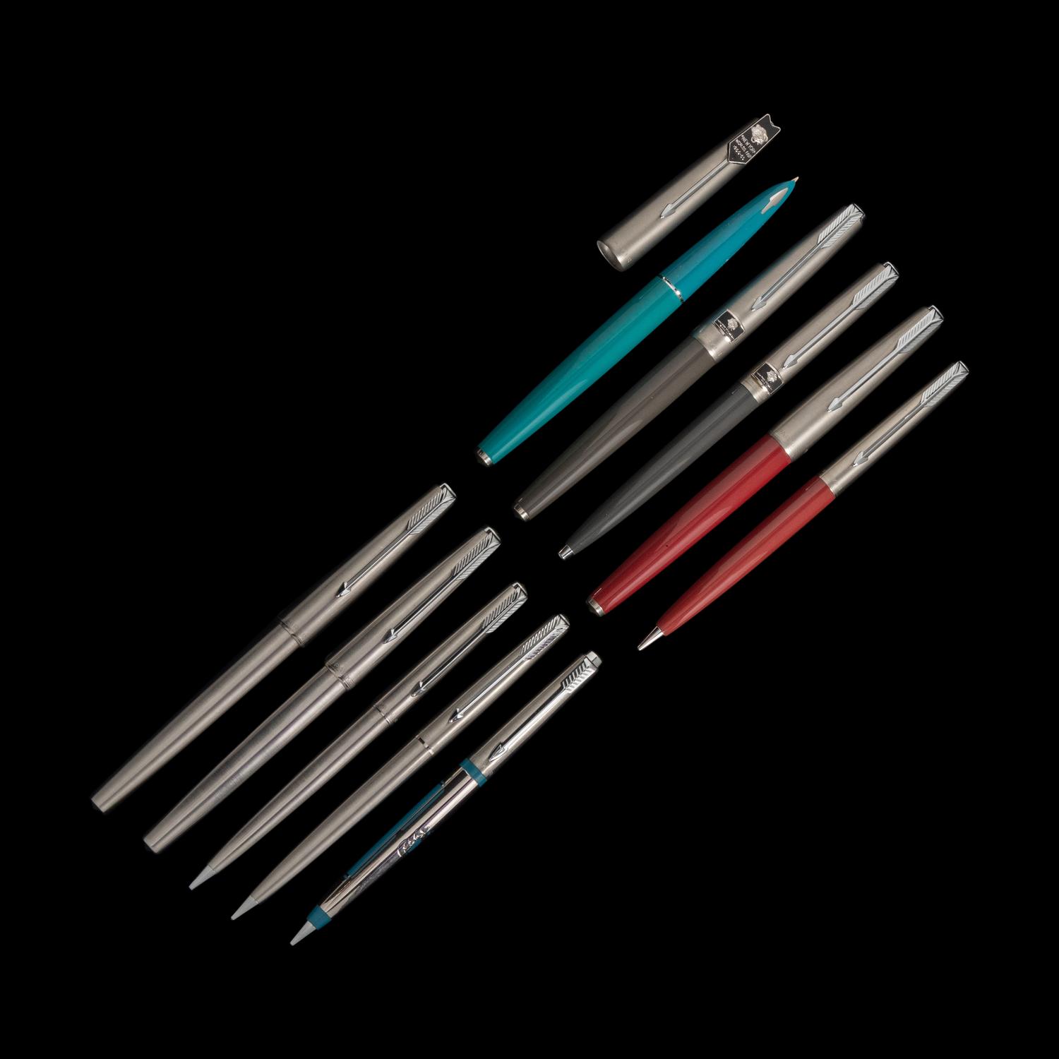 A Group of Ten Parker Writing Instruments