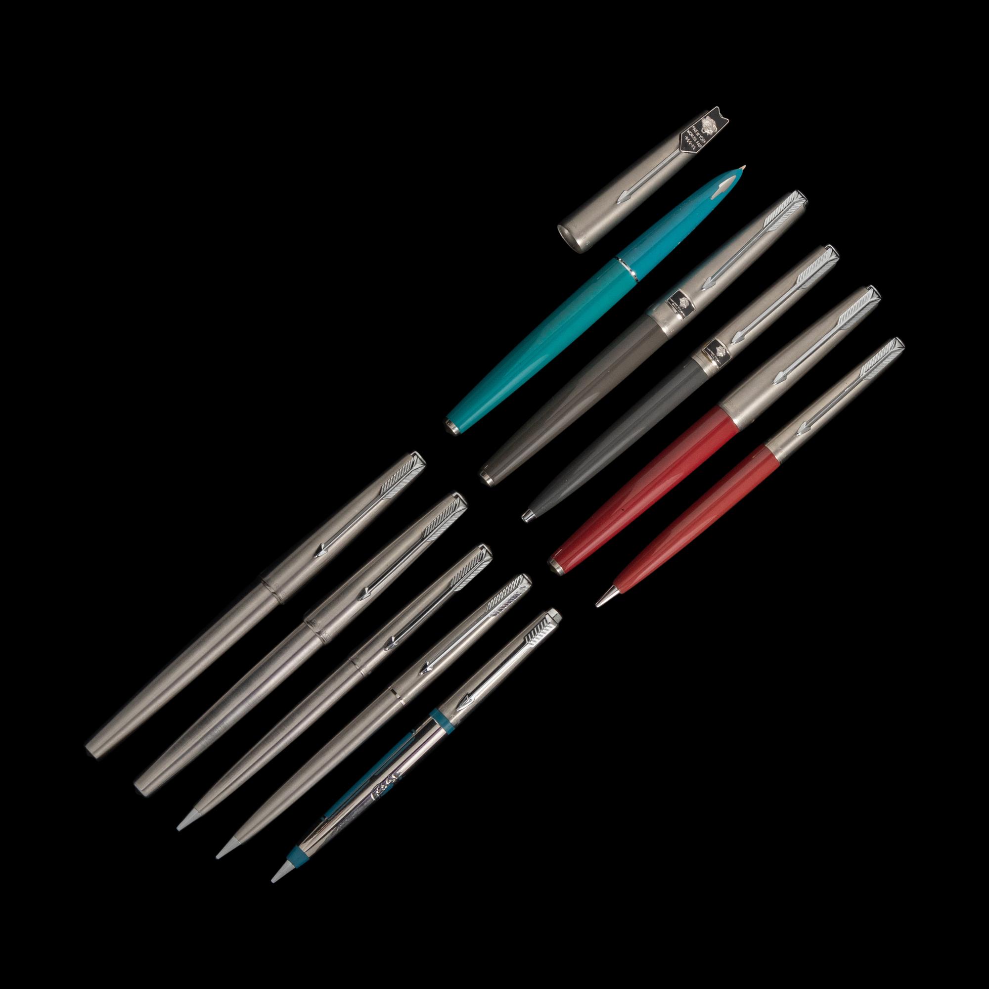 A Group of Ten Parker Writing Instruments