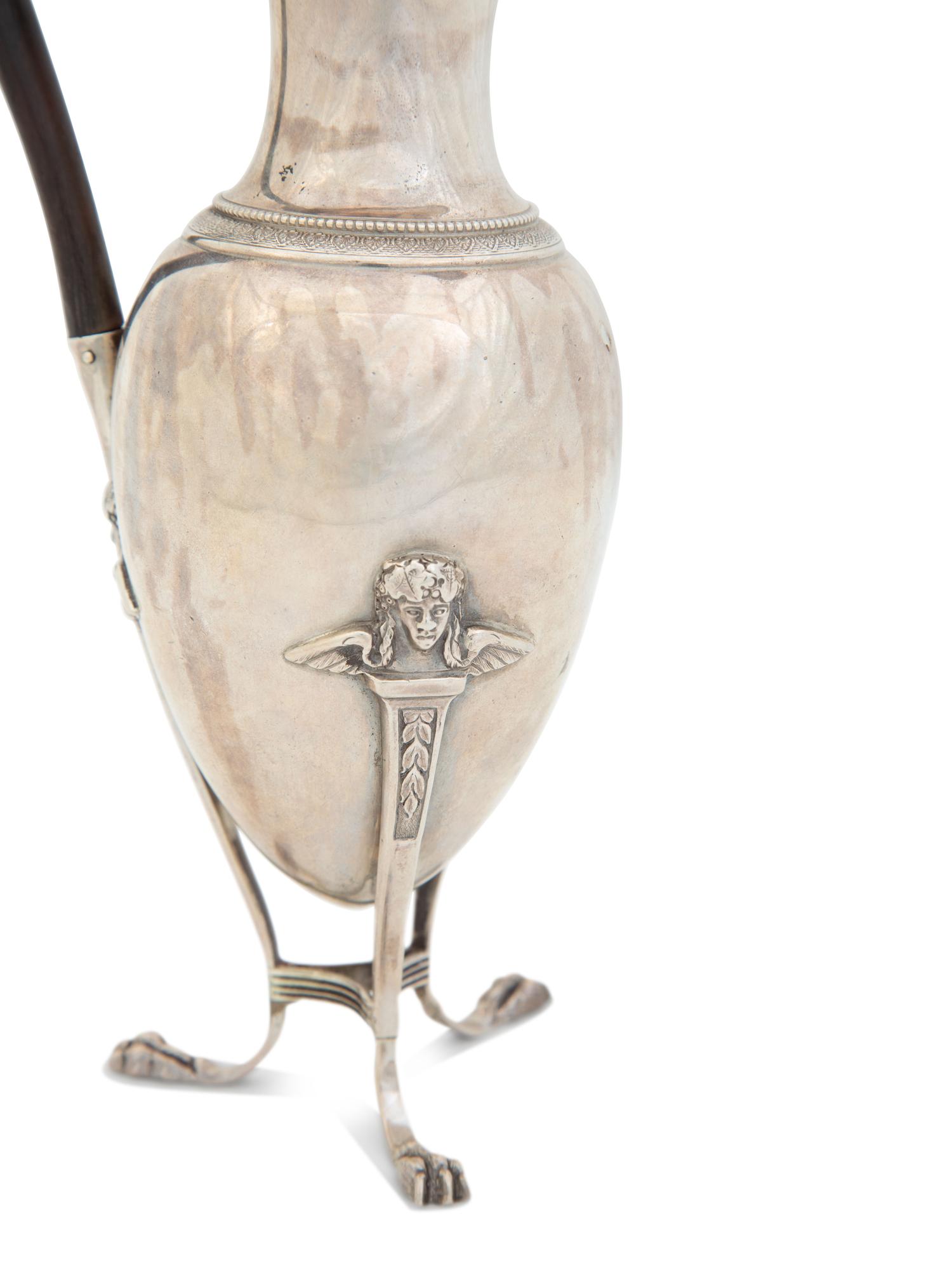 A Tiffany & Co. Neo-Classical Style Silver Ewer